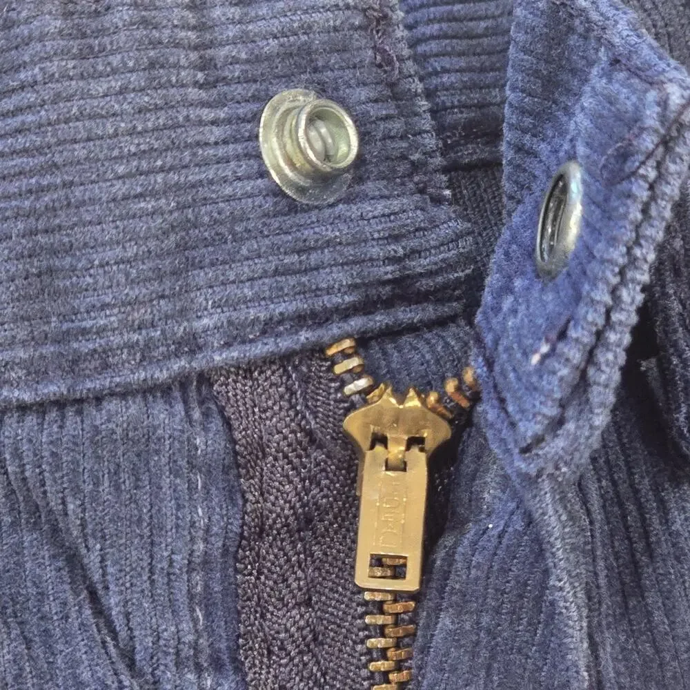 Vintage Wrangler Kids Girls Boys Navy Blue Corduroy Jeans Pants‎ Size 6X